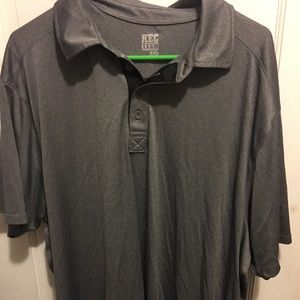Grey Rec. Tech polo from Old Navy.
